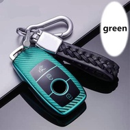 （borongwell）Tpu Carbon Car Key Cover Case Shell For Mercedes Benz E Class W213 W205 E200 E260 E300 E320 Amg Cla 2018 2019 2020 Accessories