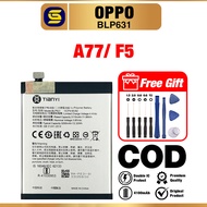 Battery Bateri Compatible For OPPO A77 CPH1715 / OPPO F5 CPH1723 CPH1727  BLP631  3200mAh