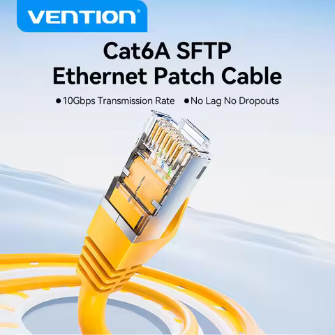 Vention CAT6A Ethernet Cable SSTP RJ45 Lan Network Cable 10 Gigabit High Speed 500MHz Cat6 a Patch C