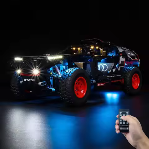 No Model LED Lighting Set Suitable for LEGO Technic Audi RS Q E-tron 42160(Excluding Building Blocks
