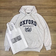 Hoodie jaket OXFORD University 1326 bonus tas tebal lembut
