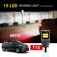 [PERODUA] Myvi T15/W16W 15LED Car Reverse Backup Light Flash Non-flash Reverse Light Bulb