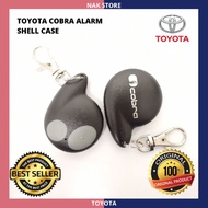 ORIGINAL Toyota Cobra Alarm 2 Buttons Key Shell Casing Case