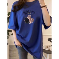 [AMYGO] M-5XL Tshirt Women Loose T Shirt Woman 2Y754 Tshirt Clothes T shirt Blouse T shirt Women's S