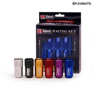 D1 LIGHT WEIGHT WHEEL RACING LUG NUTS M12X1.5 / M12X1.25 L:40mm (20pcs/set) EP-210NUTS