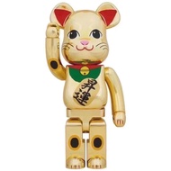 [Pre-Order] BE@RBRICK Maneki Neko 1000% “Sho-Un” (Rising Fortune) Gold-plated lucky cat bearbrick 升运