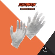 Proguard Cotton Knitted Glove General Glove Comfortable Glove Comfortable Cotton Glove Work wear Glo