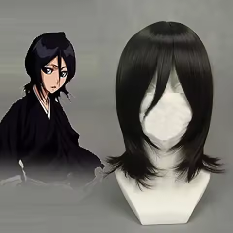 ✜2026❤ Anime Bleach Costume Kuchiki Rukia Cosplay Rukia Kuchiki Wigs And Kimono Uniform Sets Die Pa 