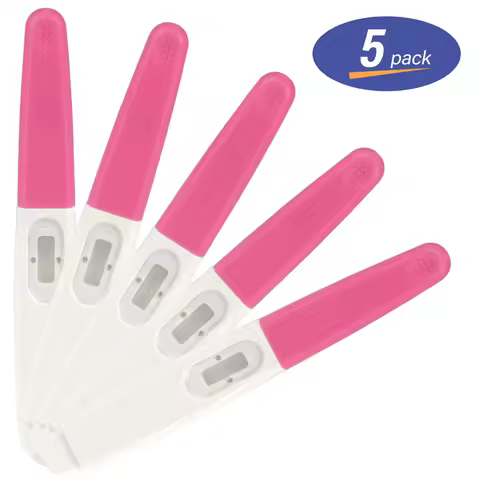 Pregnancy Test Sticks: Early Detection & Reliable - 5 Count - Accurate Results in Minutes - Easy to 