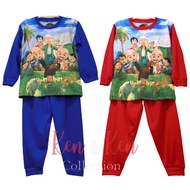 Setelan Anak Laki - Laki Tangan panjang / Upin Ipin / Baju Tangan Panjang / Baju TIdur Upin Ipin /