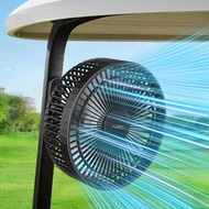 A2C Magnetic Golf Cart Fan for EZGO Club Car Yamaha, 7.5" Rechargeable Portable Fan, 4 Speeds, Up to