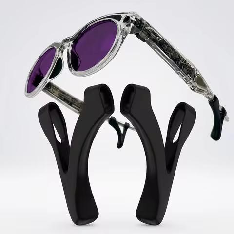 Adjustable Silicone Eyeglass Ear Grips, Anti-Slip Ear Hooks for Ray-Ban Meta & Oakley Meta Smart Gla