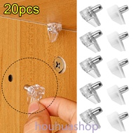 20Pcs Shelf Studs Pegs with Metal Pin Shelves Support Separator Fixed Cabinet Cupboard Wooden Furniture Bracket Holder