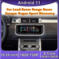 Android 11 8 128G Car dvd radio multimedia Player GPS For Land Rover Range Rover Evoque LRX L538 VOG