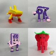 WXDX.TH Miniature Craft Decoration, Imaginative 67 Brainrot Figure  Printed Figure,  Horror Game The