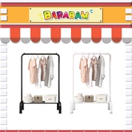 Barabam [Per Pcs] Clothing Hanger Rack Heavy Duty Double Rods Ampaian Baju Penyidai Baju Rak Baju LH