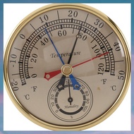 (XCTS) 5inch Min Max Thermometer Hygrometer Wall Mount Wall Hang Analog Indoor Outdoor Anti Rain Tem
