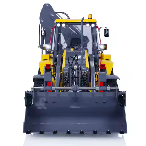 LESU 1/14 RC Backhoe Loader Metal Hydraulic Aoue Bl71 2 In 1 Electric Excavator Outdoor Toys TH21551