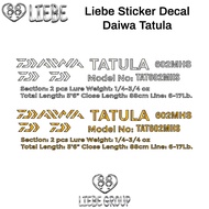 Liebe Sticker Decal Custom Daiwa Tatula Rod
