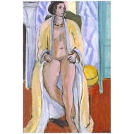 《nude In Peignoir》by Henri Matisse Canvas Wall Art Poster and Canvas Art Picture Print Modern Family