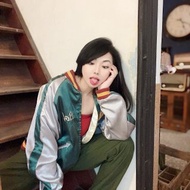 TAILOR TOYO hawall map/Indians東洋雙面穿橫須賀刺繡棒球外套