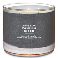 Vanilla Birch 3 Wick Candle by Bath and Body Works BBW.