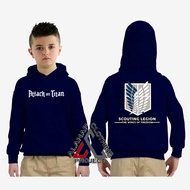 ATTACK ON KIDS HOODIE SWEATER JACKET AOT SCOUTING LEGIONTITAN