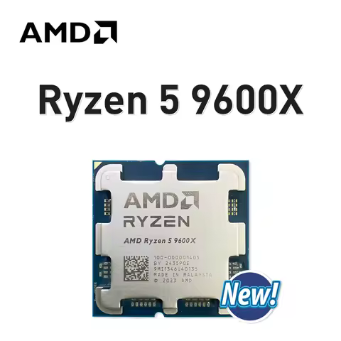 AMD Ryzen 5 9600X 5.4GHz 6-Core 12-Thread 4NM R5 9600X Socket AM5 L3=32M Processor 65W DDR5 New No F