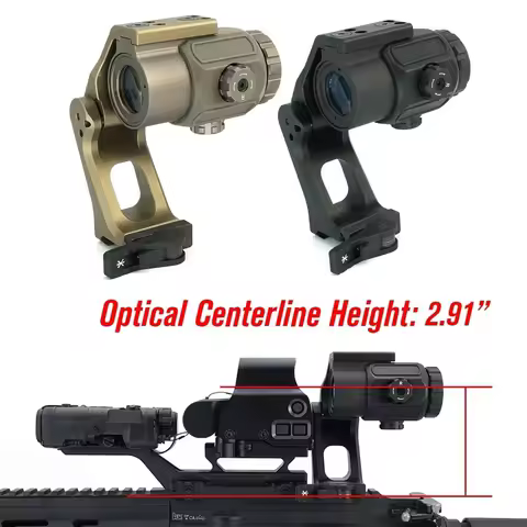 Tactical Fast Riser OPTIC 2.26 2.91 Scope Sight Folding UNITY Mount for G33 G43 G45 Fixed 3X 5X Magn