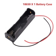 Single 18650 Battery Box Single Battery Box 1 Charging Stand 18650 Battery Box with Cable Battery Holder