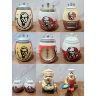 Koleksi Item KFC/ Radio/Alarm Clock/ Salt & Sugar Container/ Toy