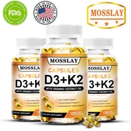 MOSLAY Vitamin K2 D3 Vitamin Supplement , Boost Immunity &amp; Heart Health - 30/60/120 Vegetarian Capsules