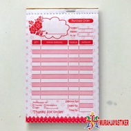 NOTA OLSHOP 2 PLY / NOTA 2 PLY MURAH MOTIF BUNGA