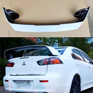 For LANCER Spoiler EVO ABS Material Car Rear Wing Primer Color Rear Spoiler For Mitsubishi LANCER EV