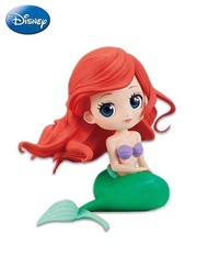 Disney Modelo de imagen de la Princesa Ariel con vestido dorado, personaje con licencia oficial de Disney, adornos exquisitos de colección de hobby y decoración de casa