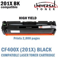 Compatible with HP CF400X /(201X) Black Compatible Laser Toner Cartridge (2.8K Pages-High Yield)