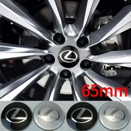 65MM Alloy Car Wheel Hubcap Sticker Center Cover for Lexus NX200T ES250 ES300 ES350 RX350 RX400 GX30