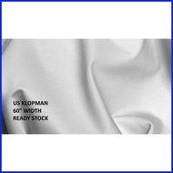 ◲ Klopman/Clothman White Fabric for School/Office Uniform