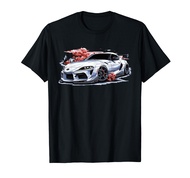 2JZ Gift Tee - Modern White Supra JDM Car Enthusiast T-Shirt
