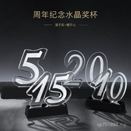 56789 Anniversary Company Gift Trophy Celebration 10th Crystal Commemorative 20th 15th School Celebr