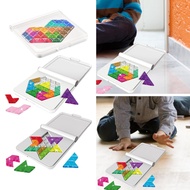 [svzfjuv] Puzzle Toy for Kids IQ Brain Teaser Geometric IQ Game Colorful Puzzle Block Geometry Game 
