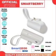 Ready powerbank mini 2in1 smartberry / powerbank mini / powerbank