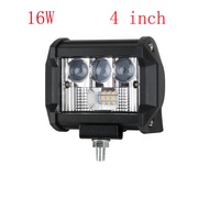1 Buah/2 Buah Lampu Sorot LED 40W Super Terang 5 Mode Lampu Putih Lampu Kuning untuk Truk Jeep suv A