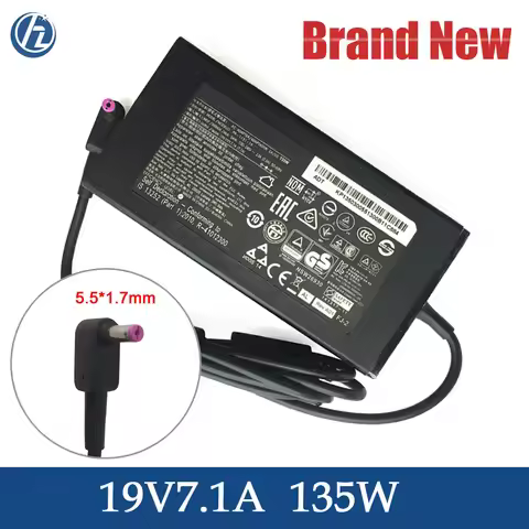 Original Ac Adapter PA-1131-16 ADP-135KB t 135w 19V 7.1A Laptop Charger for Acer Aspire 7 5 a715-71g