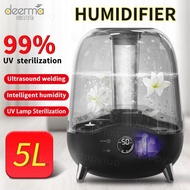 Deerma F327 Upgraded UV sterilization Household Air Humidifier Ultrasonic Air Humidifier 5L Aroma Diffuserfan air purifi