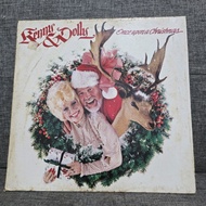 Vinyl music black disc Christmas Kenny Rogers & Dolly Parton Lp Once Upon A Christmas