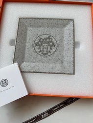Hermes Mosaique au 24 platinum plate 馬賽克 飾物碟