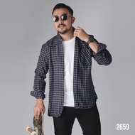 KEMEJA DGM Long Sleeve Flannel Shirt Men's Flannel Shirt Men's Flannel Shirt Men's Flannel Shirt Fla