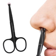 MATA Nose Hair Scissors Eyebrow Shaving Scissors Steel Blunt Tip Thread
