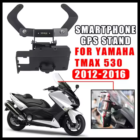 NEW FOR Yamaha TMAX530 TMAX 530 TMAX-530 2012-2016 Bracket Mount Smartphone GPS Holder Mobile Phone 